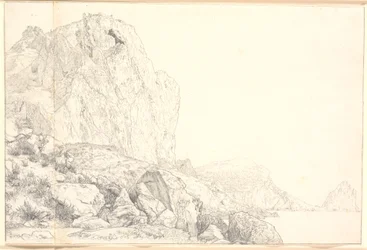 View of the Coast near Marina Piccola on Capri