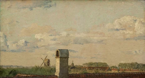 View from a Window in Toldbodvej Looking Towards the Citadel in Copenhagen (c.1833)