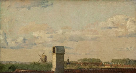 View from a window in Toldbodvej looking towards the Citadel