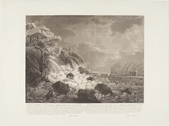 View of the Flooding at Bemmel near Nijmegen on February 21, 1799