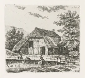 Three Women Doing Laundry in Beek