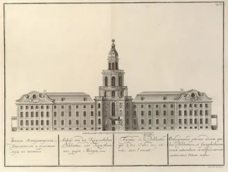 Imperial Library and Kunstkammer From: The Building of the Imperial Academy of Sciences, 1741