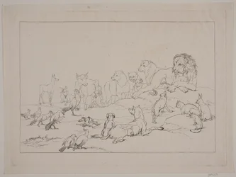 The Assembly of Animals. Illustration to 
