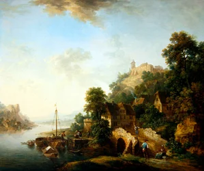 A View of the Village of Braubach