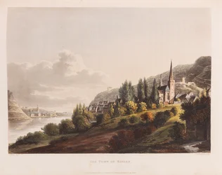 Bingen. From: A Picturesque Tour along the Rhine, 1820