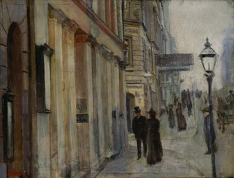 The Corner of Karl Johan Street and Dronningen Street