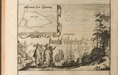 Nöteborg Illustration from Travels to the Great Duke of Muscovy and the King of Persia by Adam Ol