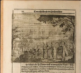 The Fortress of Staraya Ladoga Illustration from Travels to the Great Duke of Muscovy and the King