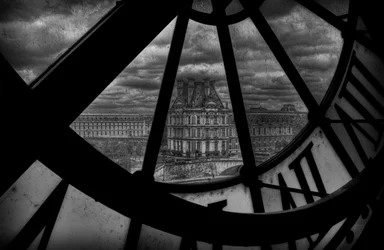 Louvre Through Grand Clock