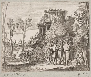 Illustration to Adam Olearius, 