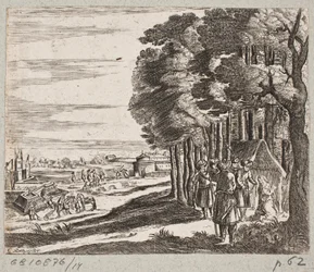 Illustration to Adam Olearius, “Persianischer Rosenthal von einem Sinnreichen Poeten Schich Saadi [...]”, Schleswig 1660