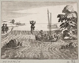 Illustration for Adam Olearius, "Persianischer Rosenthal von einem Sinnreichen Poeten Schich Saadi", Schleswig 1660