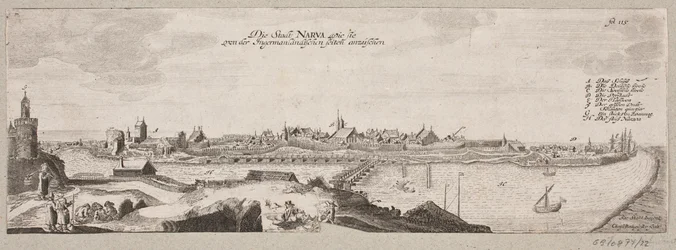 View of Narva from the River