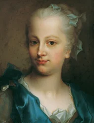 Girl in Blue Dress