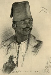 Abdul, waiter at the Aswan Hotel, Egypt