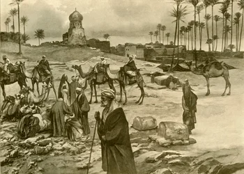 Caravan at Mit-Rahine, 1898