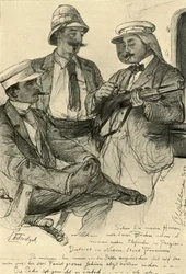 Europeans on board ship, 1898