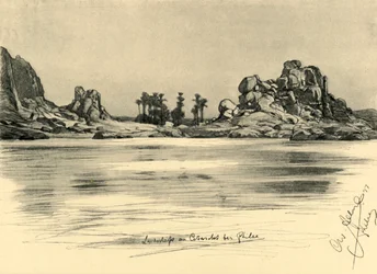 First Cataract near the Island of Philae on the River Nile, Egypt, 1898.