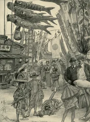 Street scene, Yokohama, Japan, 1898