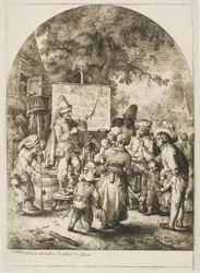 Ballad Singer at a Country Fair