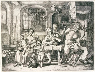 Satyr and Peasants