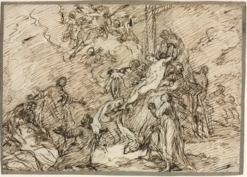 The Deposition recto and verso, second half 18th century