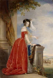 Portrait of Empress Alexandra Fyodorovna Charlotte of Prussia, Emperors Nicholas I wife