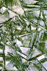 Fractured Green Ice