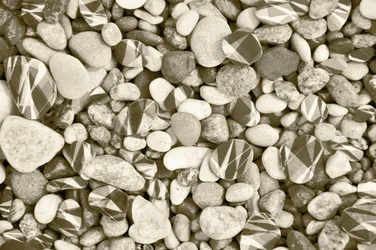 Geometric Pebble Pattern