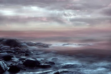 Moody Ocean Twilight