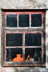 Rustic Red Window