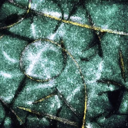 Textured Green Circles