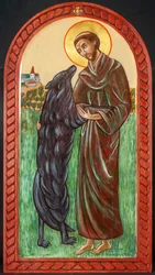 St. Francis and the Wolf