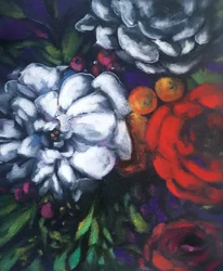 Lush Dark Blooms