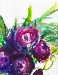 Purple Ranunculus Bouquet