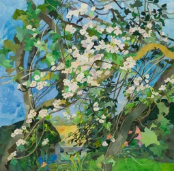 Apple Tree with Rose, 2015