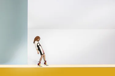 Colorful Fashion Pose
