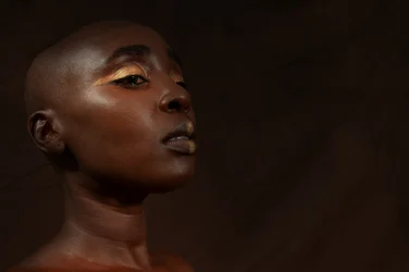 Elegant Golden Woman