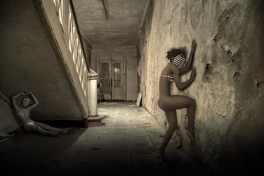 Masked Figures in Desolation