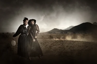 Mysterious Women Dusty Plains