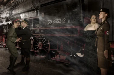 Period Drama Train Station