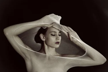Sensual Netting Portrait