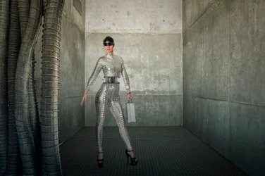 Sleek Futuristic Woman