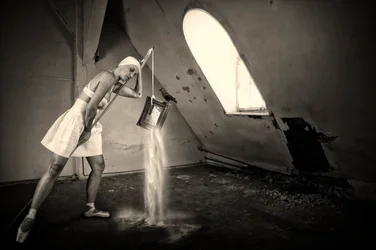 Surreal Attic Ballerina