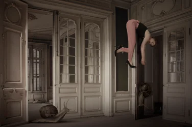 Upside Down Woman Snail