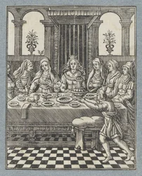 Feast of Vashti, the Wife of Ahasuerus
