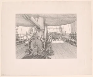 The Deck of a Warship