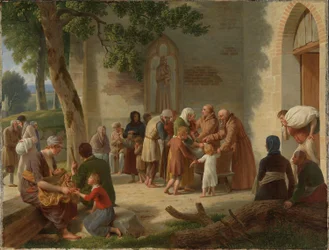 Vicelin Distributing Bread Among the Poor