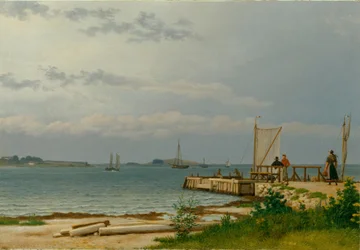 View towards Koster from the Jetty at Kallehave