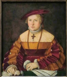 Portrait of the Wife of Ulrich Ehinger, Ursula Meuting